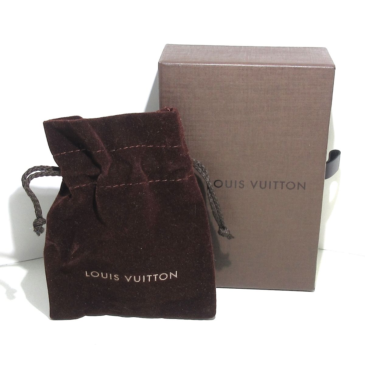 LOUIS VUITTON(ルイヴィトン) ピアス フープイヤリングナノグラム M00220 ゴールド×シルバー