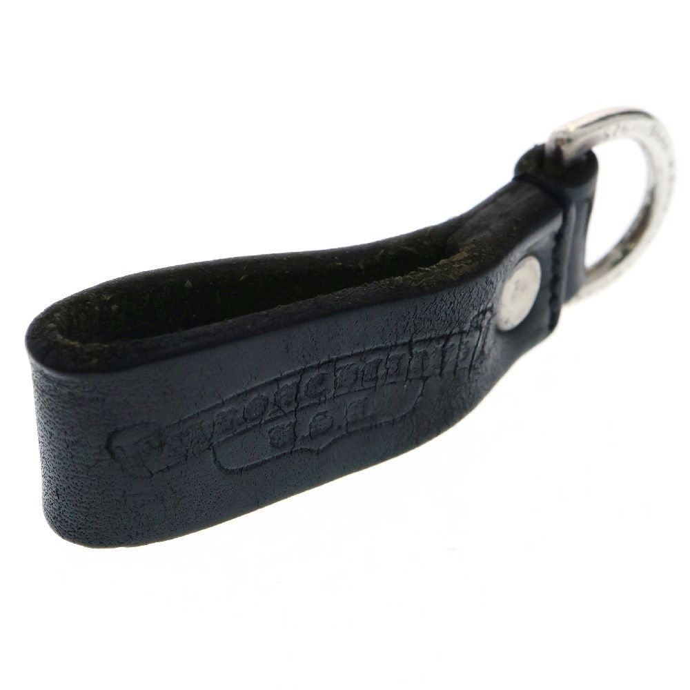 CHROME HEARTS クロムハーツ ベルトループ クロスボタン レザー CHROME
