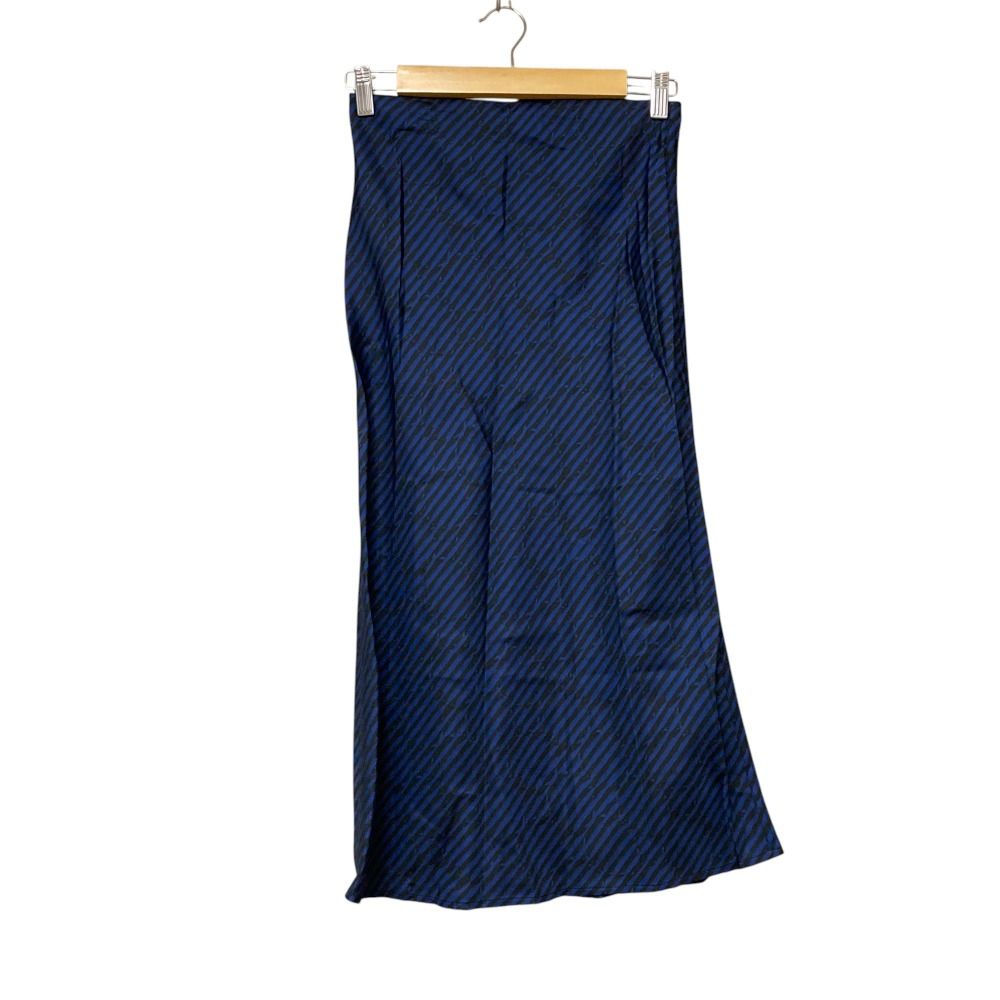 BANANATIME シルク100% EVERYDAY スカート ブルー 未使用 BANANATIME バナナタイム EVERYDAY SKIRT シルク100