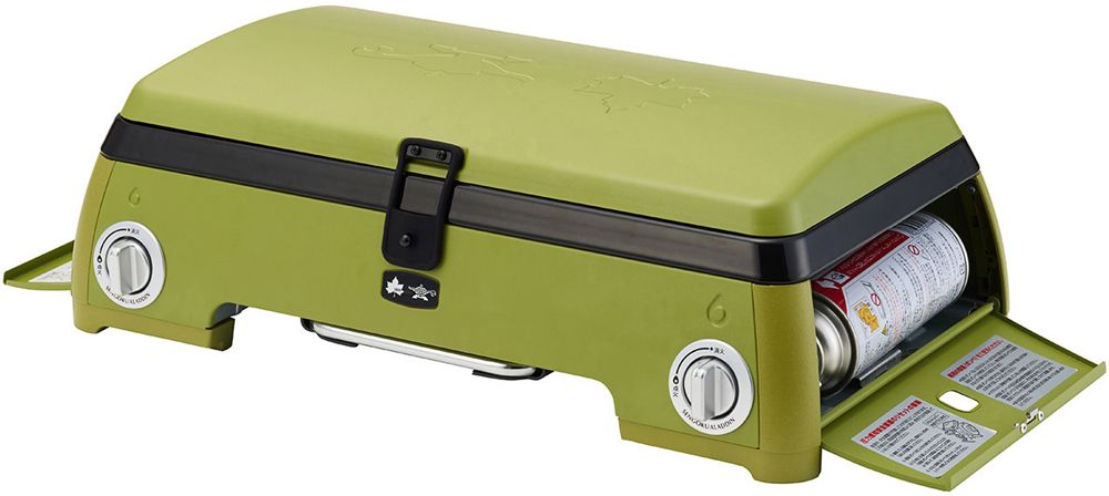 ロゴス LOGOS アウトドア ポータブル ガス カセットコンロ 2バーナー LOGOS×SENGOKU ALADDIN コラボ コンロ 耐風 キャンプ バーベキュー BBQ 卓上 81060050 - OLIVEOS_COM_TR