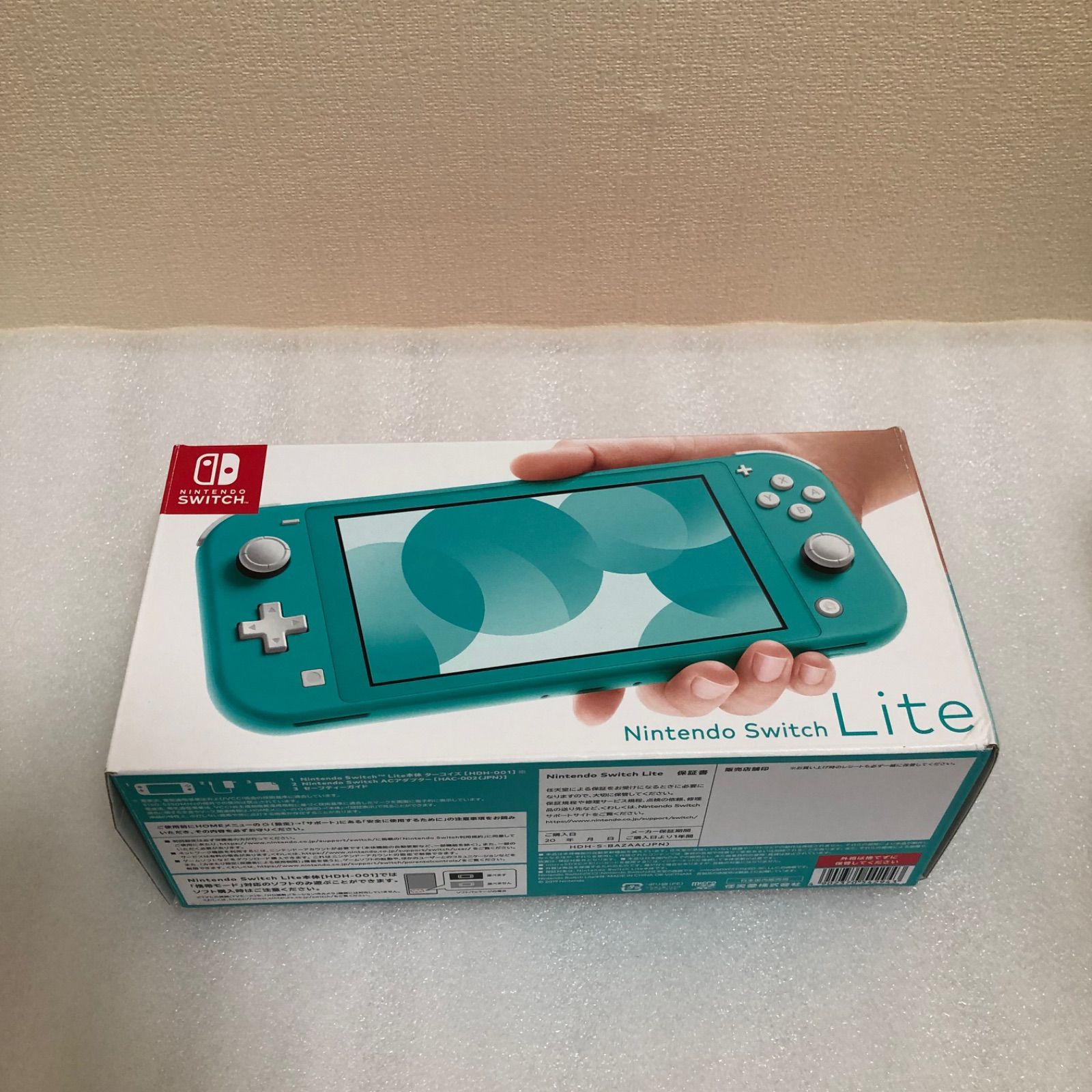 switch ライト 本体　ターコイズ　美品 完品＃A