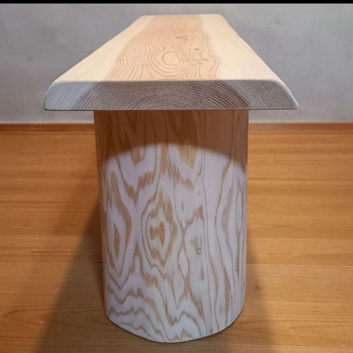 一点物 無垢一枚板節あり