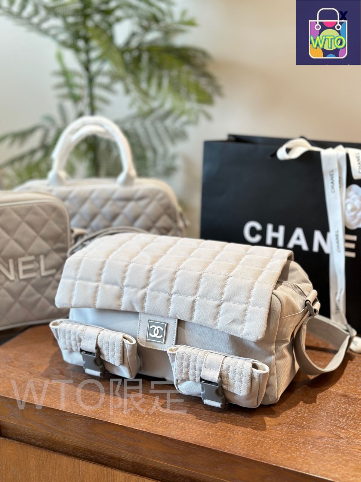 バネルジー様  専用商品です。 今日特価】Chanel Vintage Gym Bag シャネル ヴィンテージ ジム