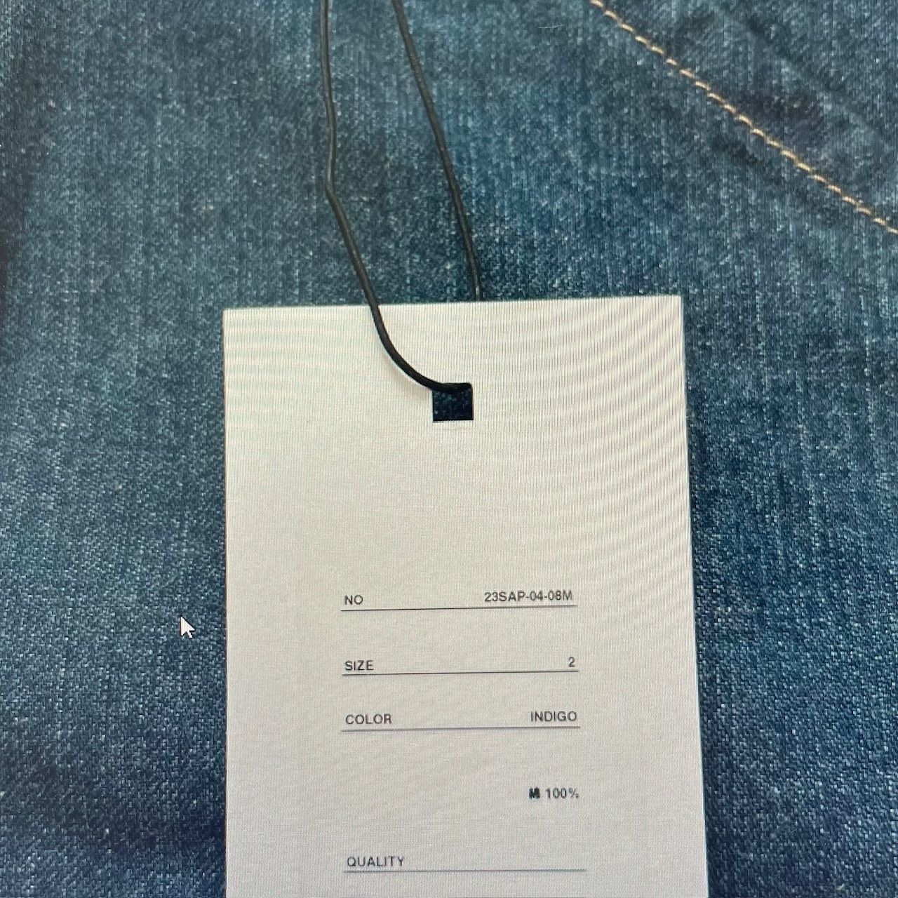 新品 A.PRESSE 23SS Denim Painter Pants デニム ペインター パンツ 