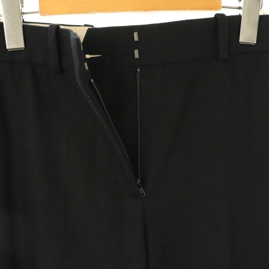 セリーヌ CELINE フィービー期 ウール ワイドパンツ 34 ブラック /ES  