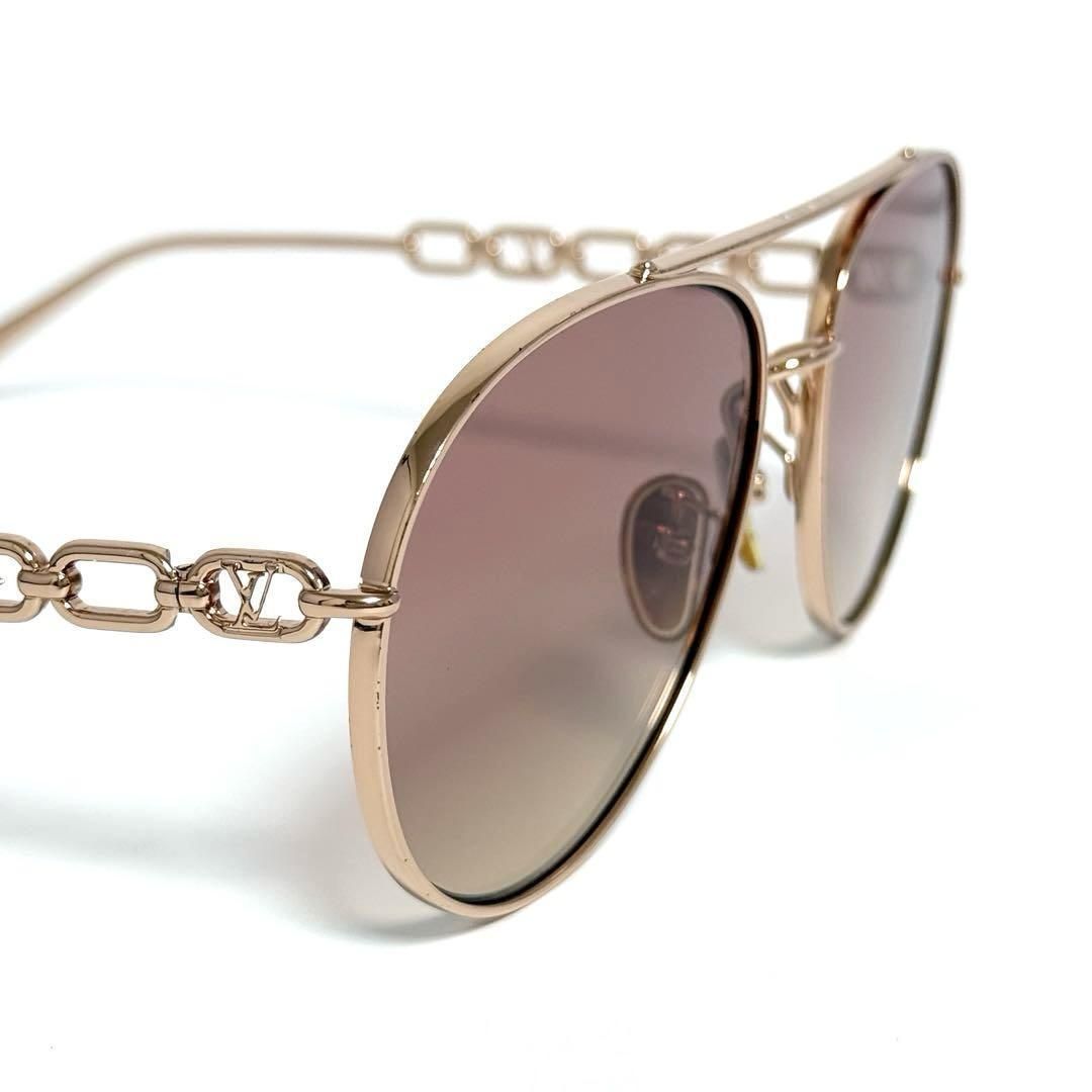 定価10万】ルイヴィトン レディース サングラス マイLVチェーン