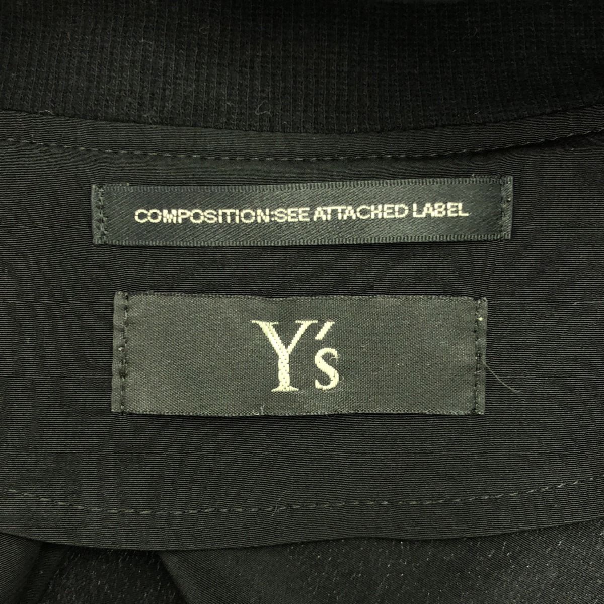 Y's ワイズ ロングブルゾンコート YI-C05-500 ブラック 1 - メルカリ