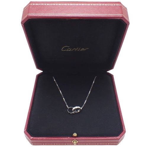 CARTIER(カルティエ) ラブコレクション LOVE ネックレス セミパヴェ  