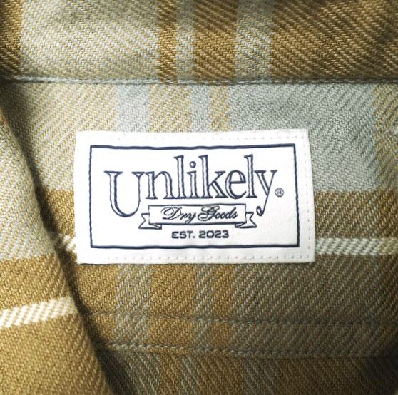Unlikely Elbow Patch Flannel Work Shirts トップス Unlikely Elbow