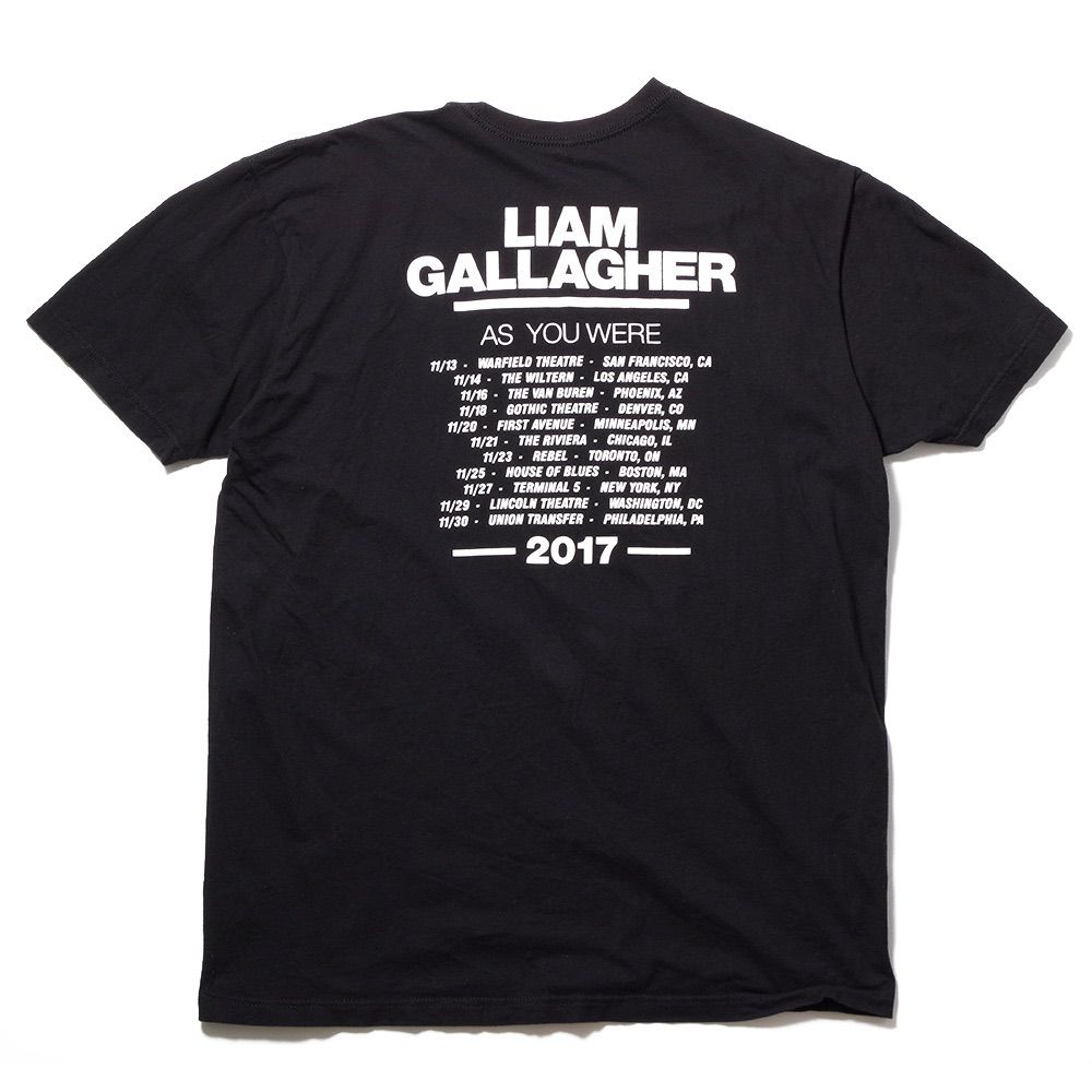 USED MUSIC Tee LIAM GALLAGHER ブラック - メルカリ