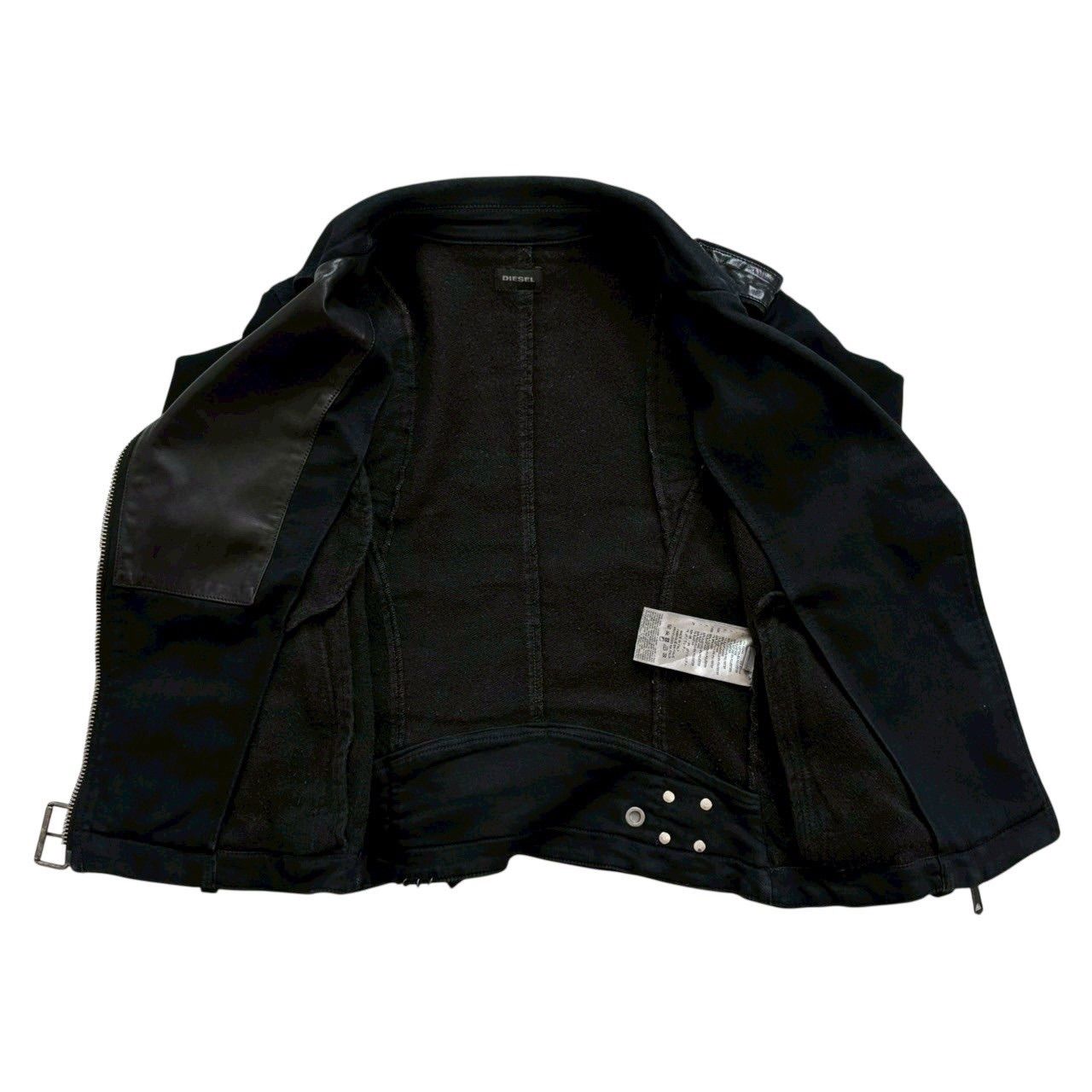 DIESEL ディーゼル ライダースジャケット 黒 上着 アウター