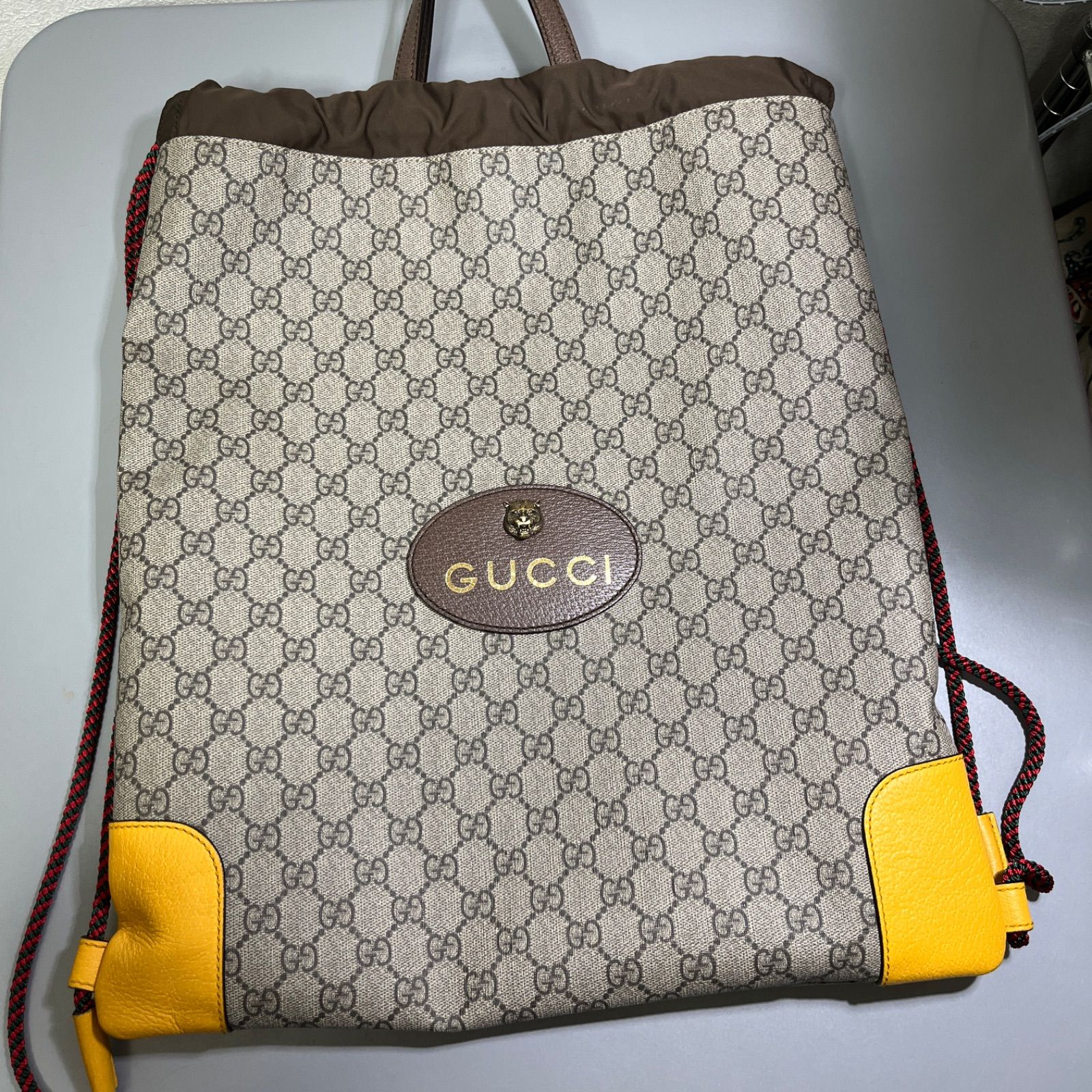 GUCCI(グッチ) ドローストリング バックパック GGストリーム SH919 