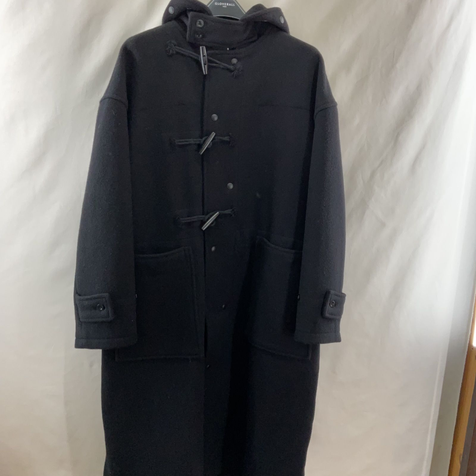 ENGINEERED GARMENTS × GLOVERALL DUFFLE COAT Monty 2 Side Vent black M ダッフル コート K0107-005 211
