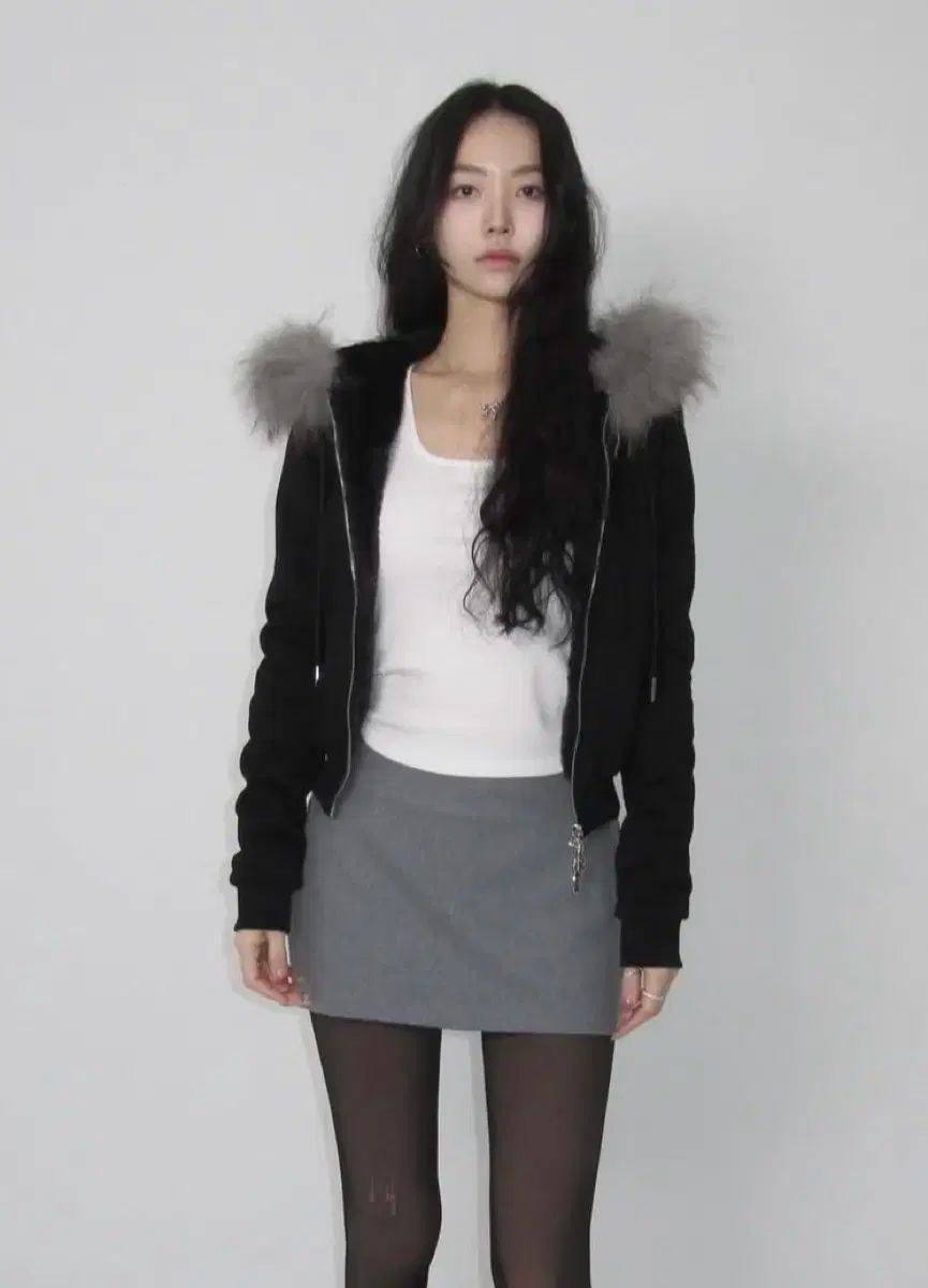  ペイルジェイド フード ジップアップ ウール ウルフ パーカー トップス