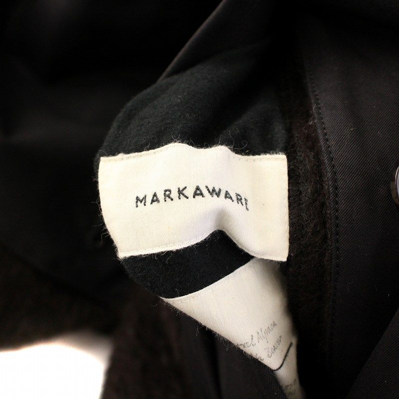 マーカウェア MARKA WARE ALPACA RAGLAN 絞 MAC COAT アルパカ