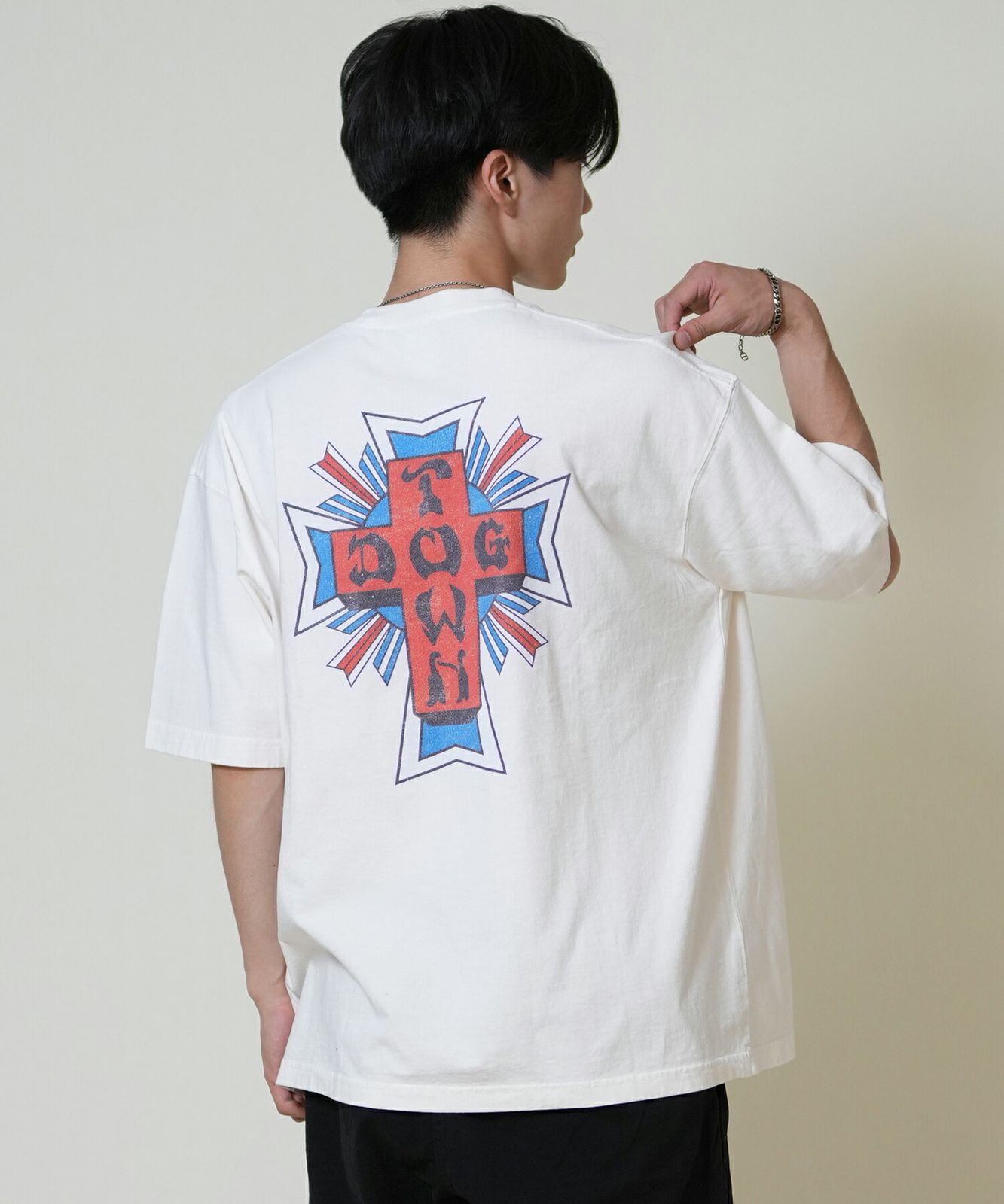 DOGTOWN ドッグタウン Tシャツ 半袖 メンズ DOG オーバー バックプリント O 70s OG T 半袖Tシャツ TOWN - ドッグタウン(Tシャツ・カットソー|トップス):メンズ