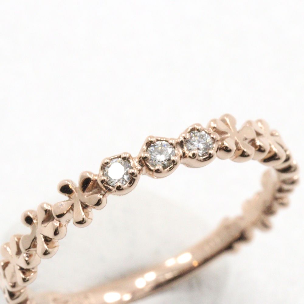 STAR JEWELRY】スタージュエリー 3Pダイヤ K10ピンクゴールド