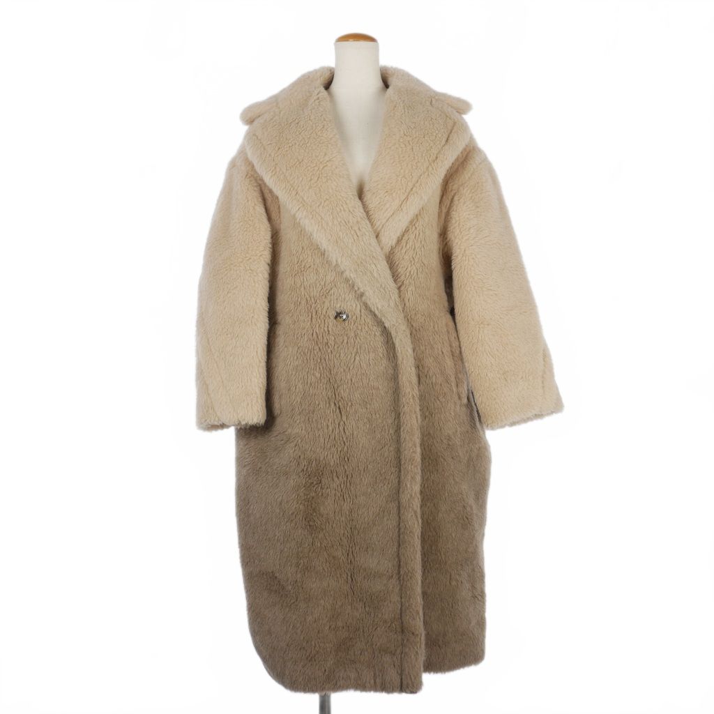 MAX MARAマックスマーラ テディベアアルパカシルク ウール アイコンコート Max Mara マックスマーラ MAXMARA レディース テディベア