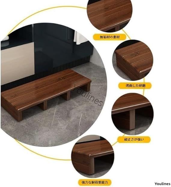 滑り止めマット付き