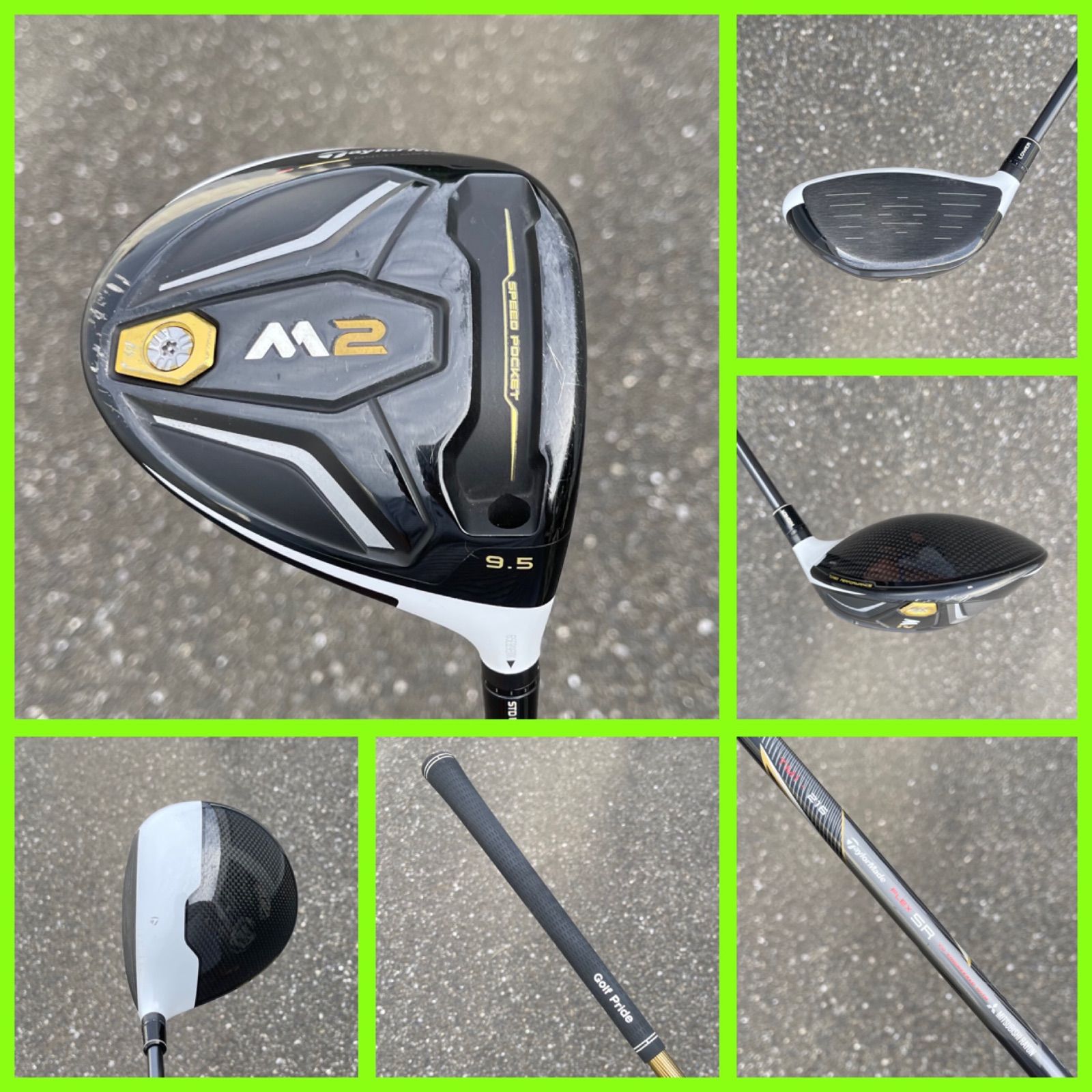 57-2210-J 再入荷 送料込み テーラーメイド ドライバー M2 名器 TM1-216 SRフレックス 操作性の良いやさしくて よく飛ぶドライバーです