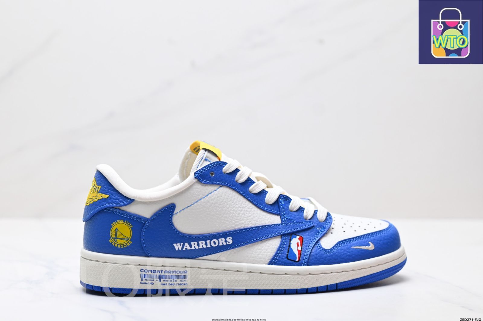 今日 NIKE 送料無料 在庫 セール価格 Nike Air Jordan 1 x Travis Scott AJ1 倒勾 ?一倒? ‘DIY’定制 低?文化?球鞋登場 -WTO輸入1