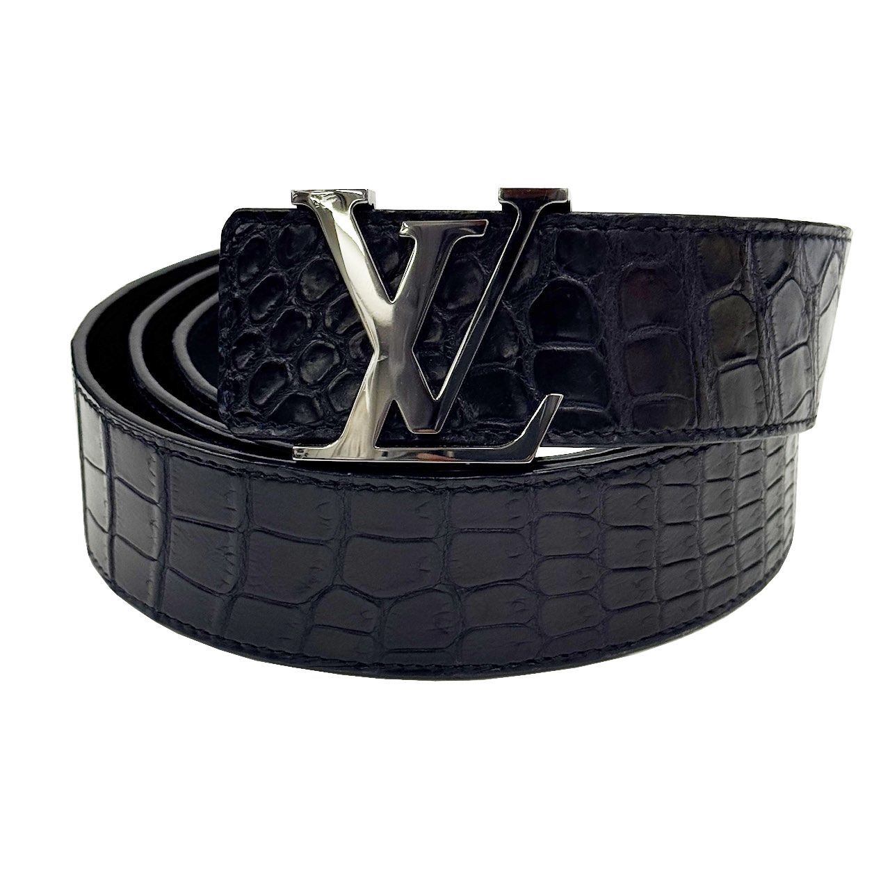 中古】LOUIS VUITTON ルイヴィトン サンチュール イニシャルベルト