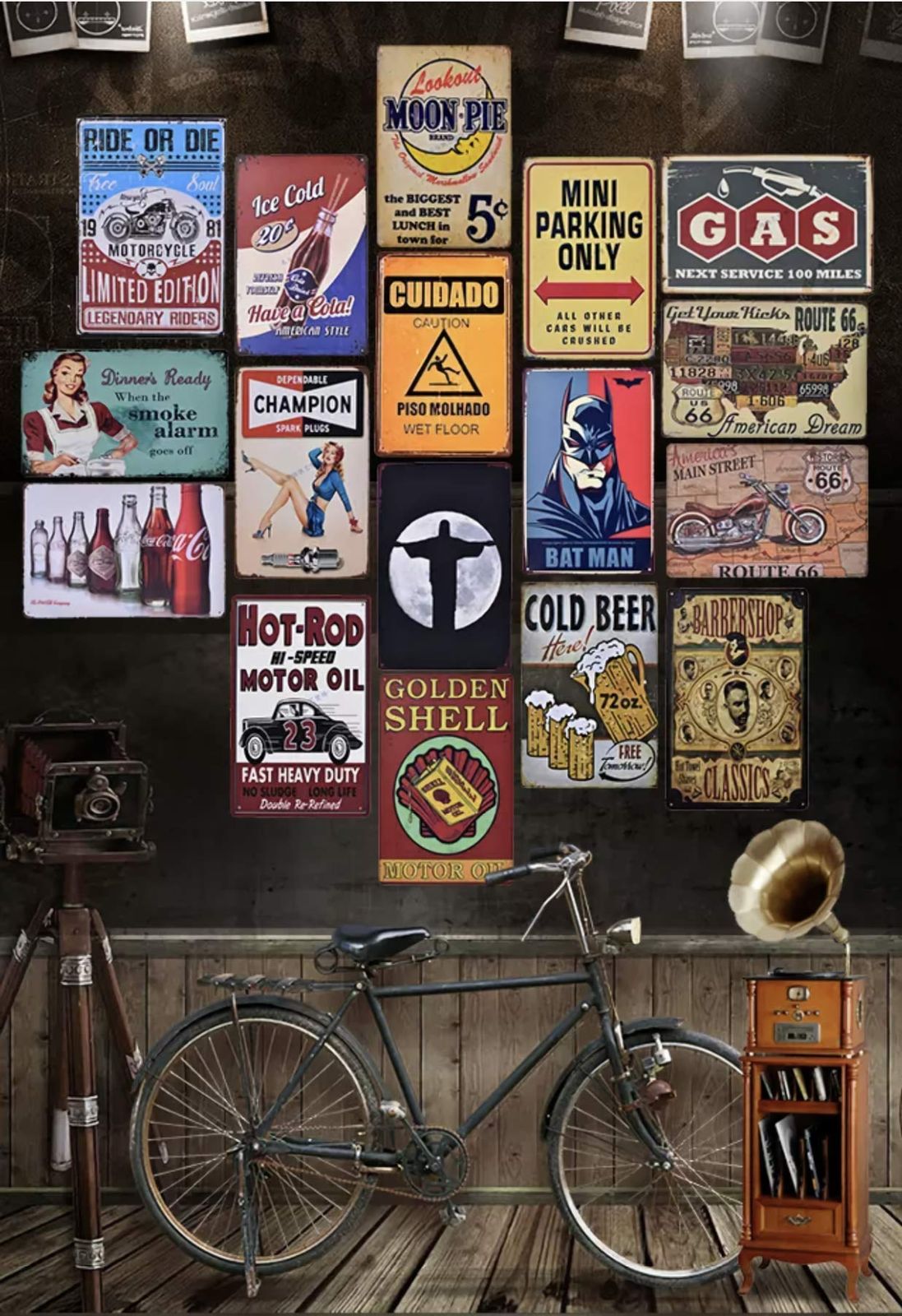 X 看板 当時物 看板 グリコ 万歳