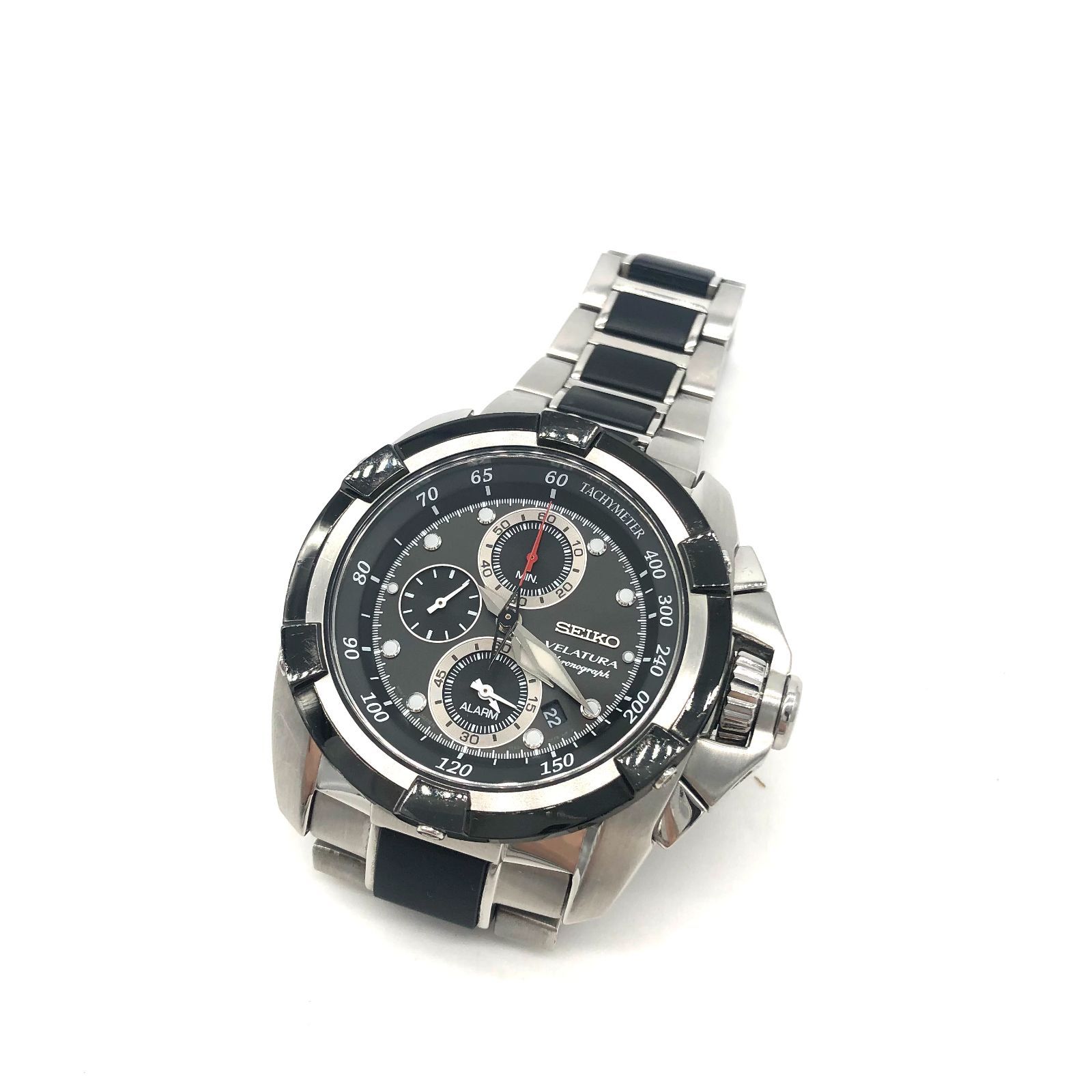 ▽【稼働品】SEIKO/セイコー ベラチュラ クロノグラフ 7T62-0HD0