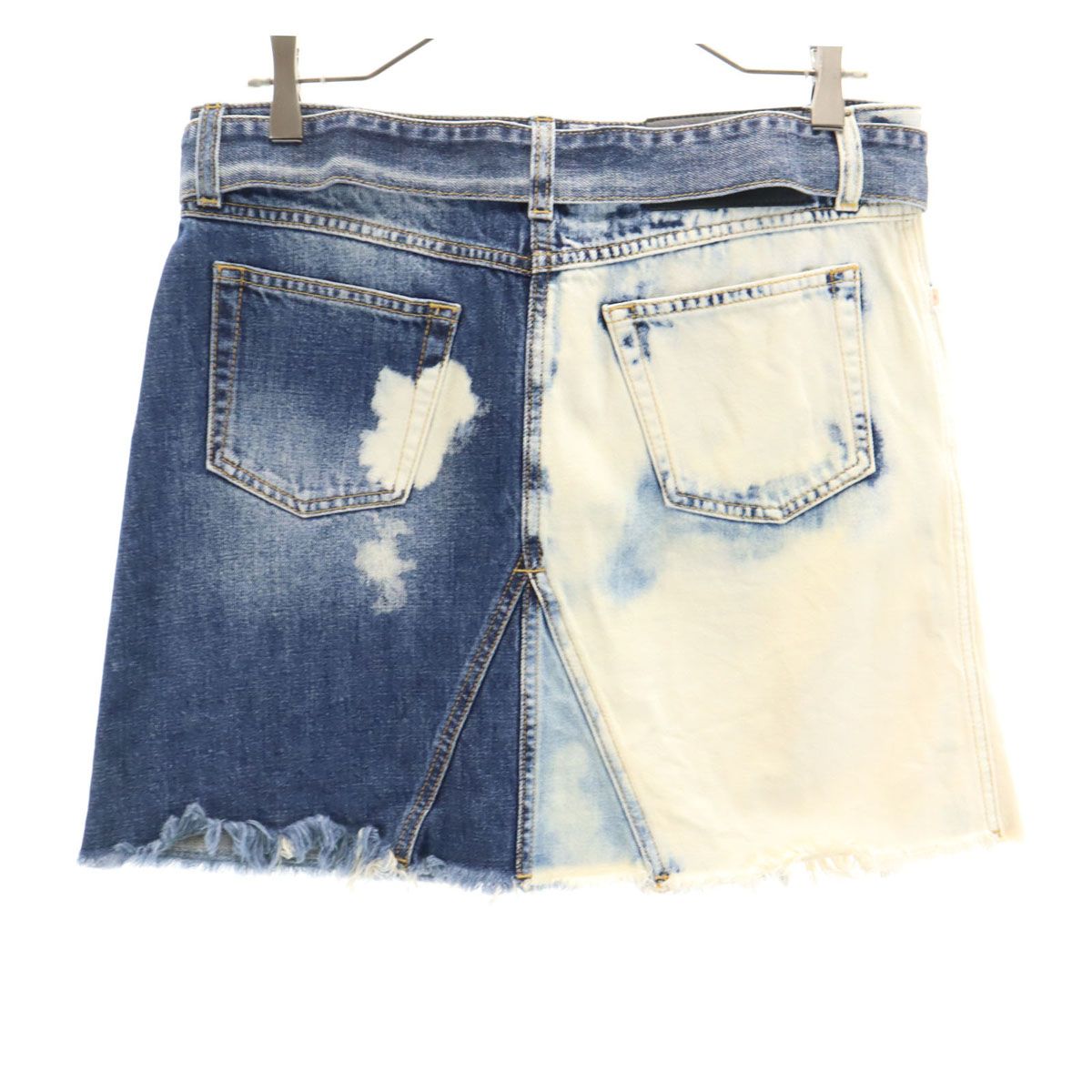 GIVENCHY ジバンシィ イタリア製 ミニ丈 ヴィンテージ加工 デニム