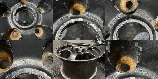 NISSAN 日産 GTR BNR32 スカイライン 純正ホイール FORGED 16インチ 4本 8J5HPCD114.3+30　(VHL302)クレジットカード QRコード決済可能 NISSAN 日産 GTR BNR32 スカイライン 純正ホイール FORGED 16インチ 4
