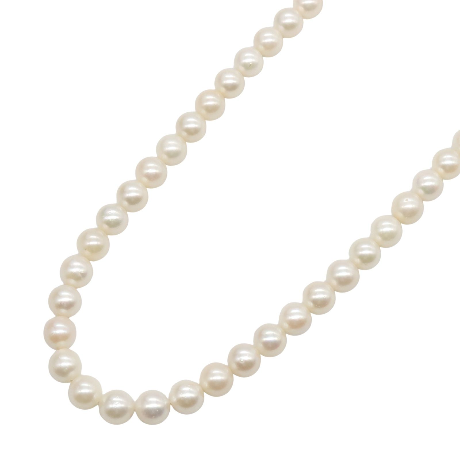 ジュエリー JEWELRY ネックレス アコヤパール ネックレス ｱｺﾔﾊﾟｰﾙ 38.0g 首回43.5㎝ シルバー925 ネックレス レディース Used A