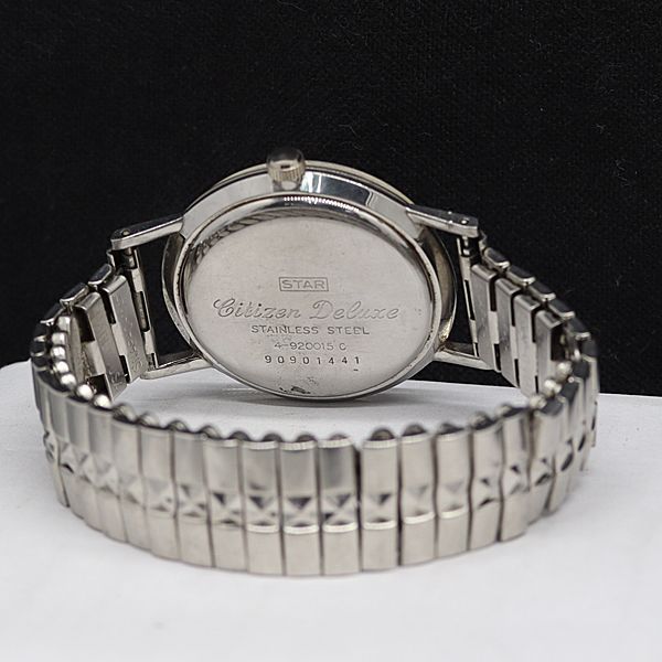 稼働品】シチズン 手巻き スケルトン文字盤