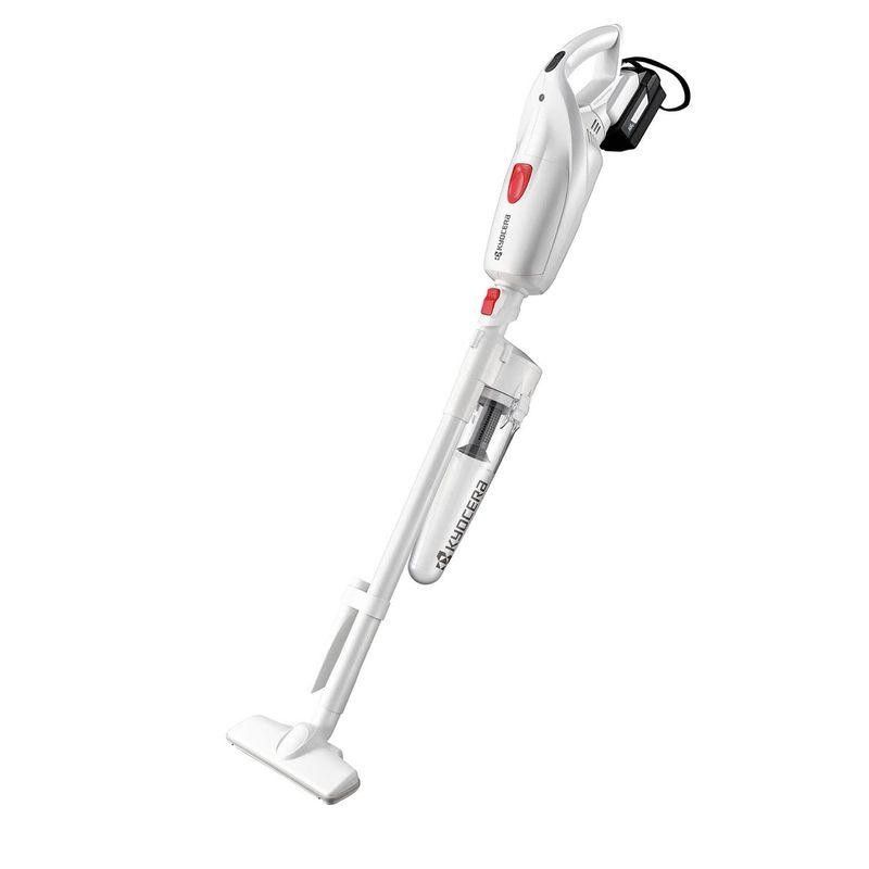 京セラ Kyocera 旧リョービ プロ用 充電式 クリーナー 白 DHC180L5 681623A DC18V バッテリー 1個 充電器付き