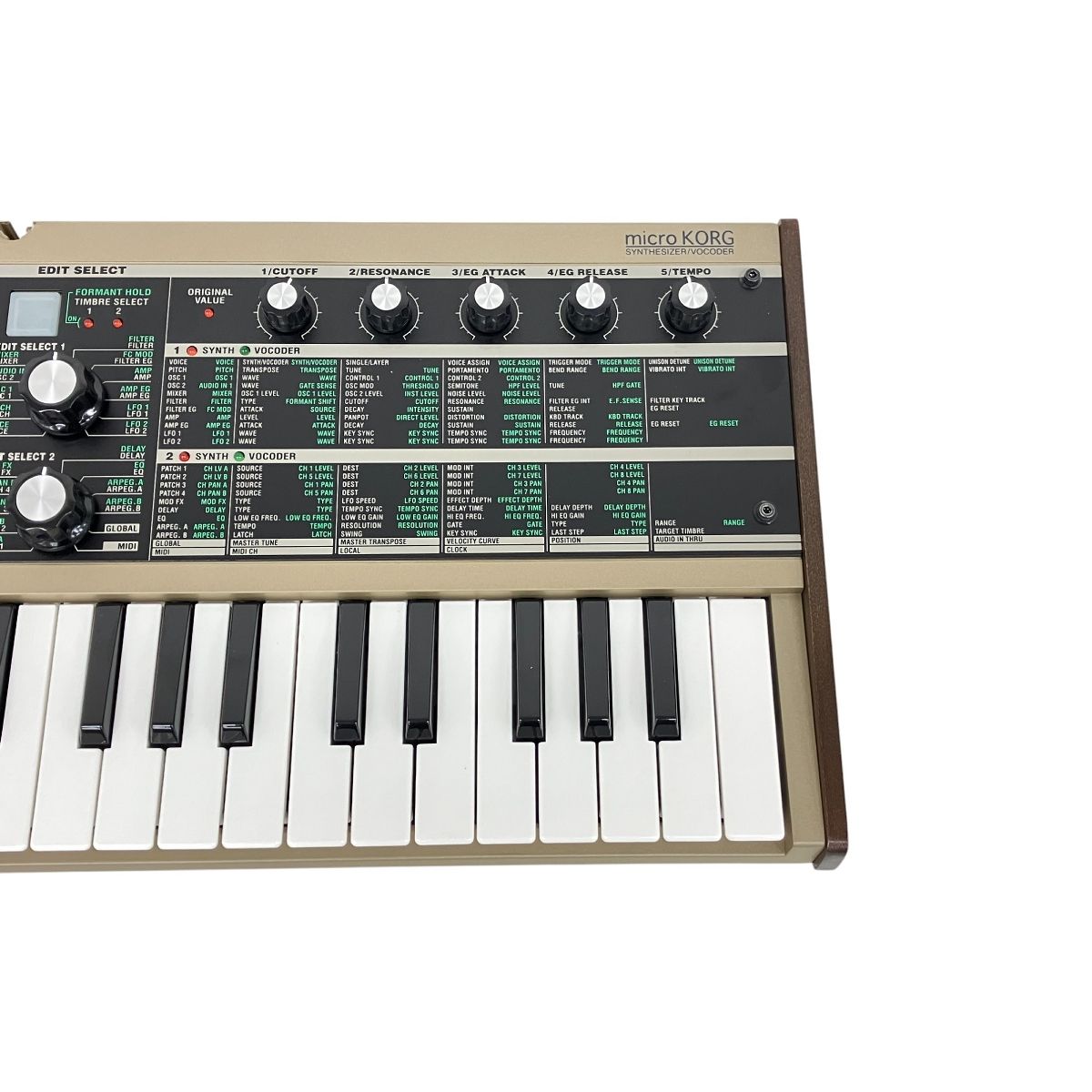 KORG コルグ microKORG Synthesizer Vocoder 37鍵 音響機器