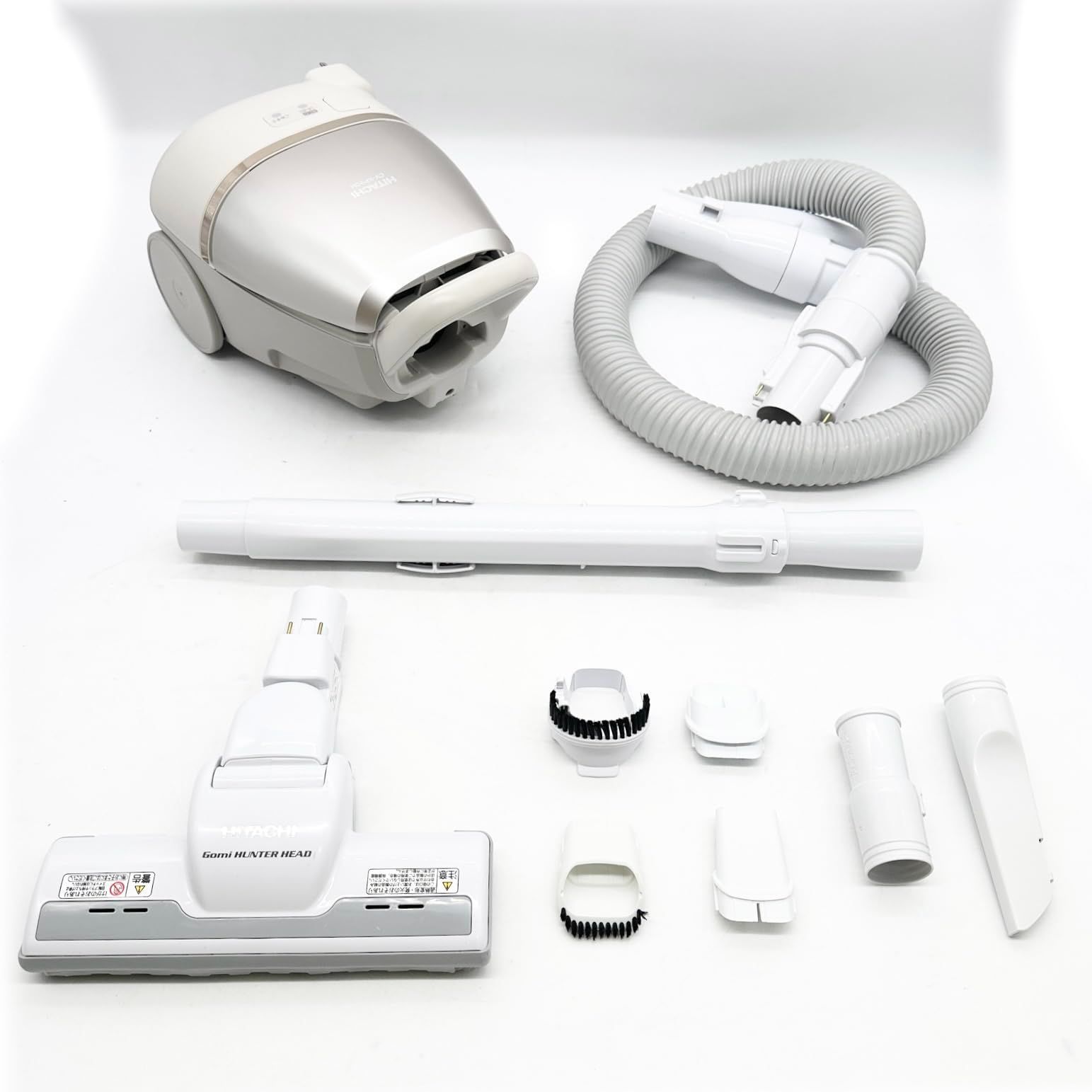 日立 掃除機 かるパック 紙パック式クリーナー CV-KP90H N シャンパンゴールド 小型軽量ボディ 強力パワー620W 自走式 通常 ○1343