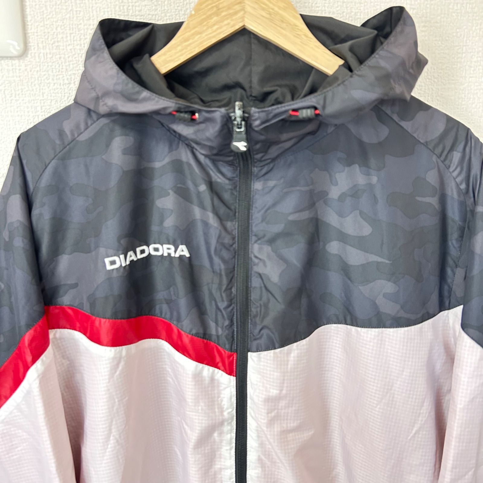 w^)b DIADORA ディアドラ リバーシブル ウインドブレーカー