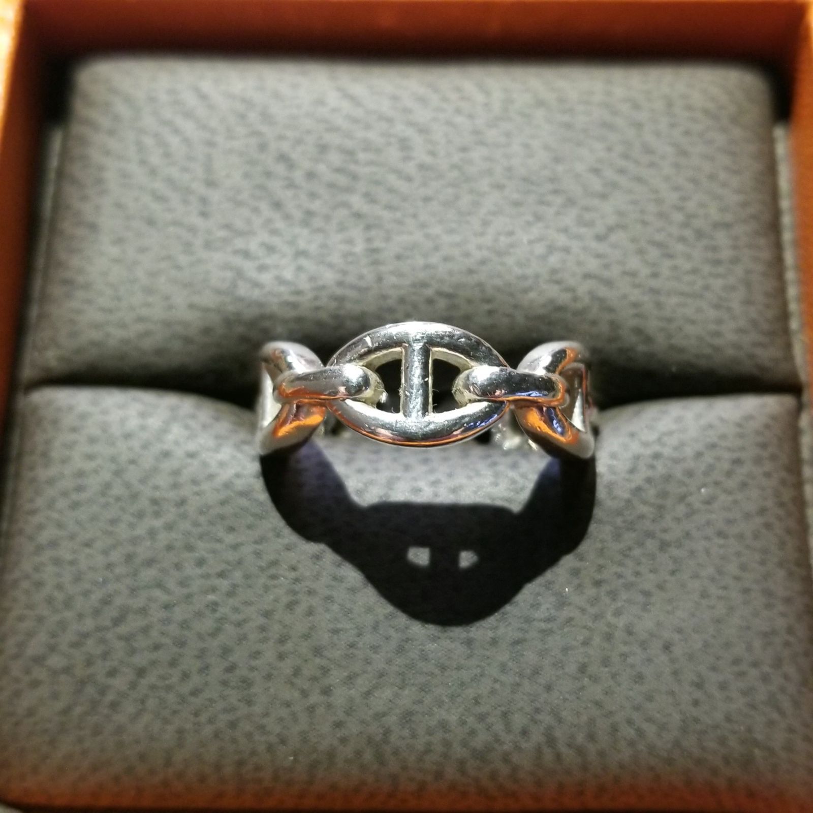 HERMES エルメス　シェーヌダンクル　アンシェネ　リング　13号 HERMES エルメス シェーヌダンクル アンシェネ リング 指輪 13号