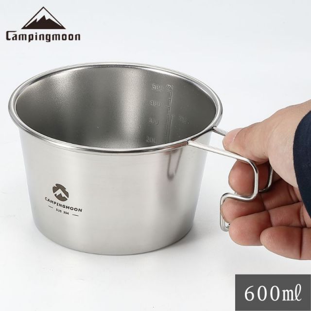 シェラカップ 深型 600ml 直火 ステンレス コンパクト スタッキング