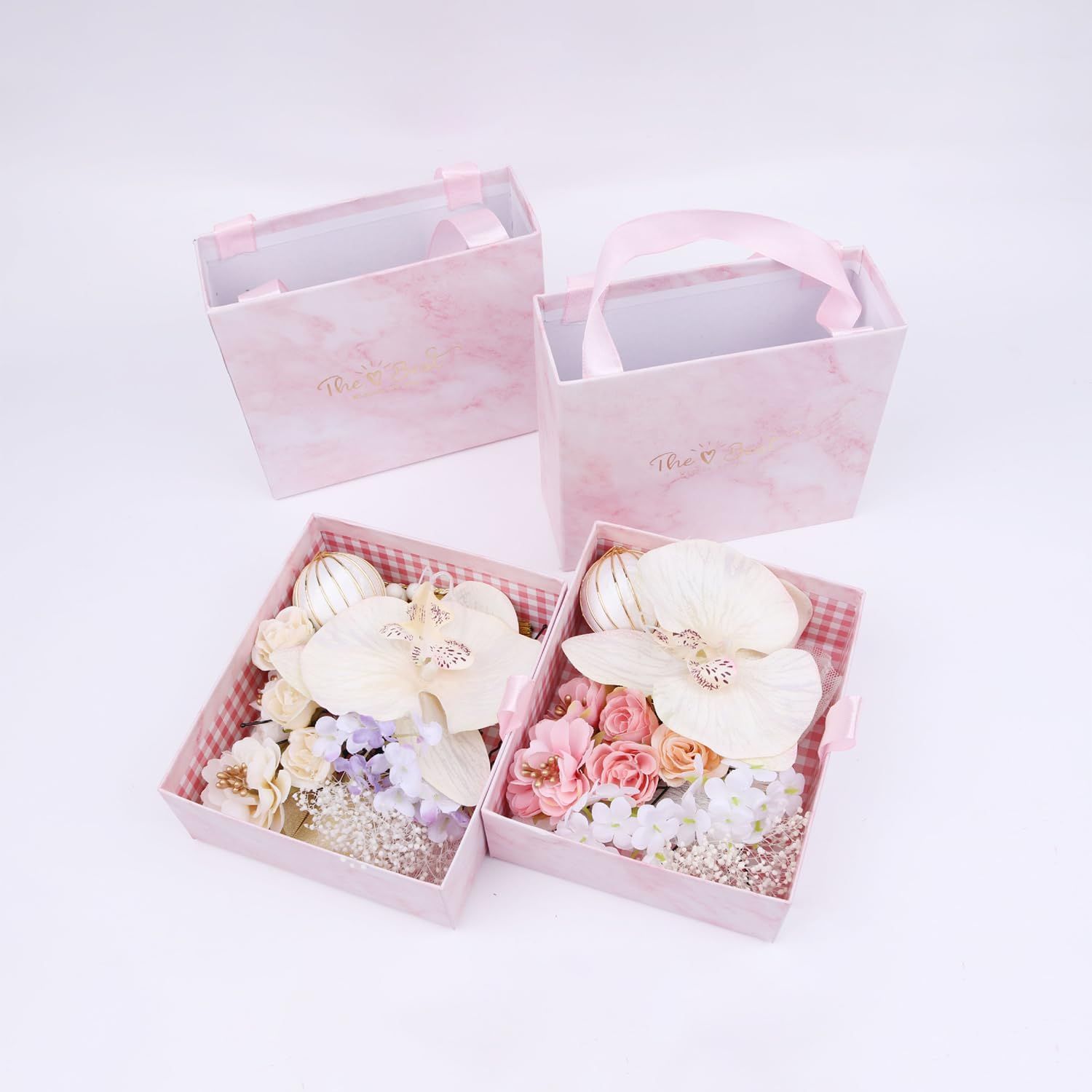 髪飾り 成人式 Shop] 卒業式 袴 和装 造花 結婚式 JOMA-E 組紐 水引 金箔 E-Shop] 人気 ロープ 髪飾り販売：成人式・卒業式に！大きいユリに紫の小花や水引をプラス