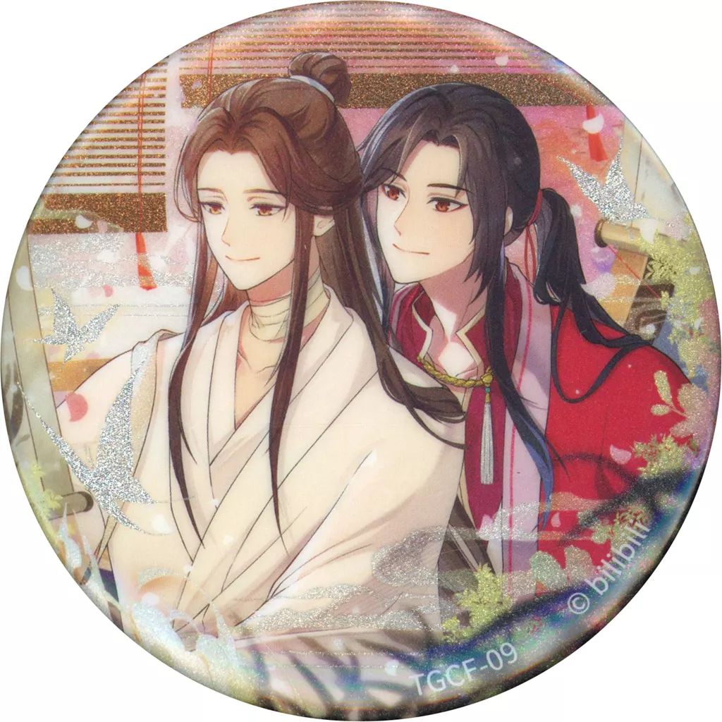 中古】バッジ・ピンズ 謝憐＆三郎(室内) 「天官賜福 花語憐蝶シリーズ