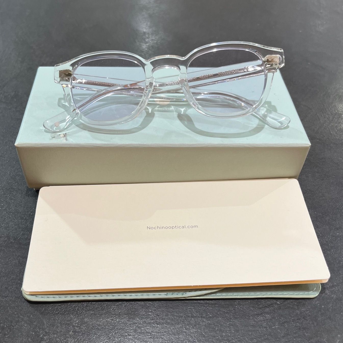 参考上代31900円 NOCHINO OPTICAL NOCHINO N1 #11 CLEAR × CR LIGHT