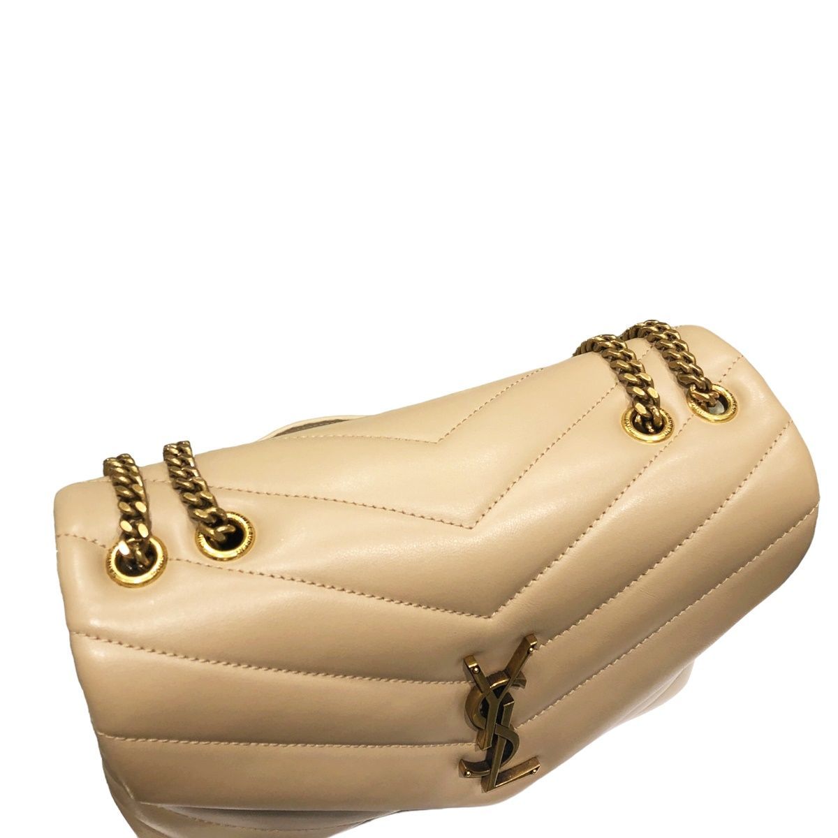 中古】 Saint Laurent サンローラン 494699 ルル スモール チェーン 