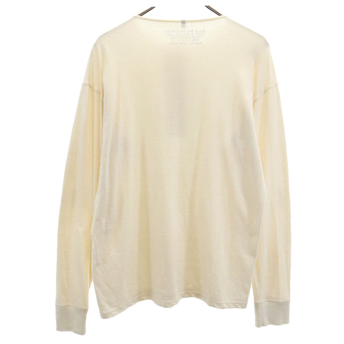 Nigel Cabourn ナイジェルケーボン 長袖 ヘンリーネック Tシャツ 50 