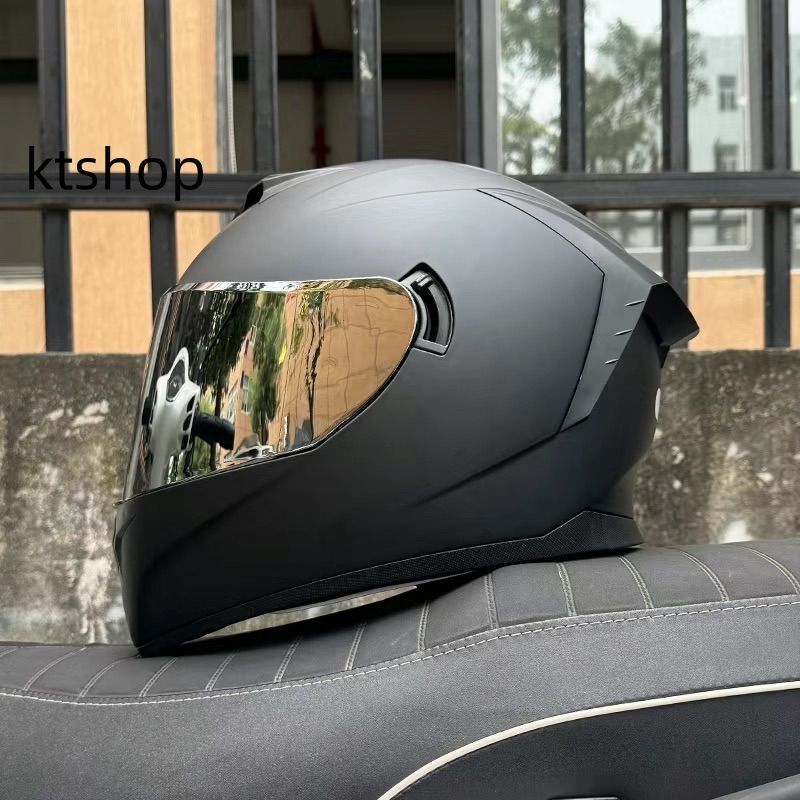 新品 ダブルレンズ フルフェイスヘルメット バイクヘルメット　BK-06 ダブルレンズフルフェイスヘルメットバイクヘルメットレンズ新品