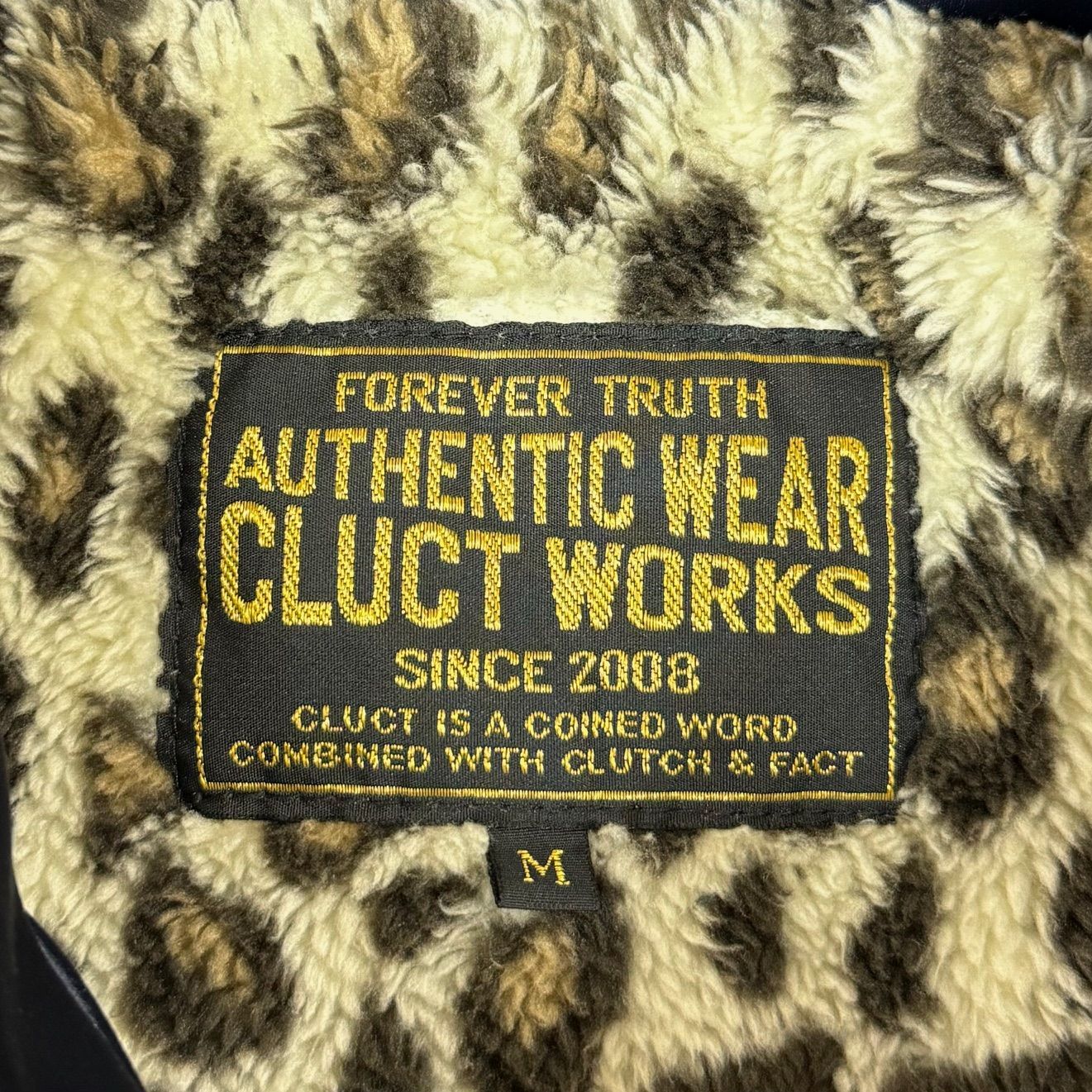 CLUCT 17AW LINED SATIN COACH JACKET ボア サテン コーチジャケット 