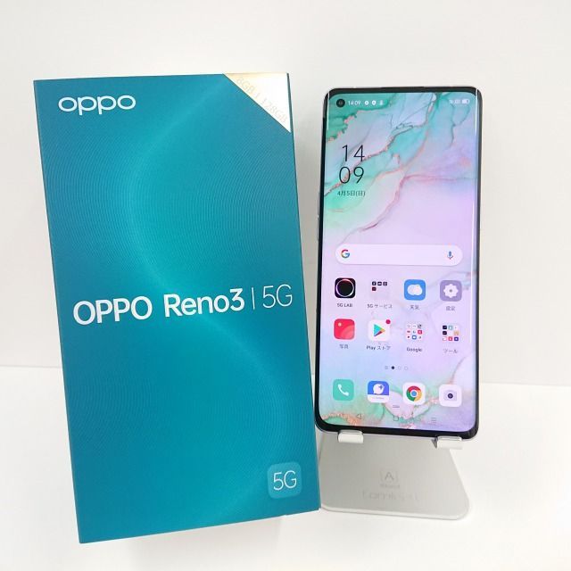 OPPO Reno3 5G 128GB SoftBank ミスティホワイト 送料無料 本体