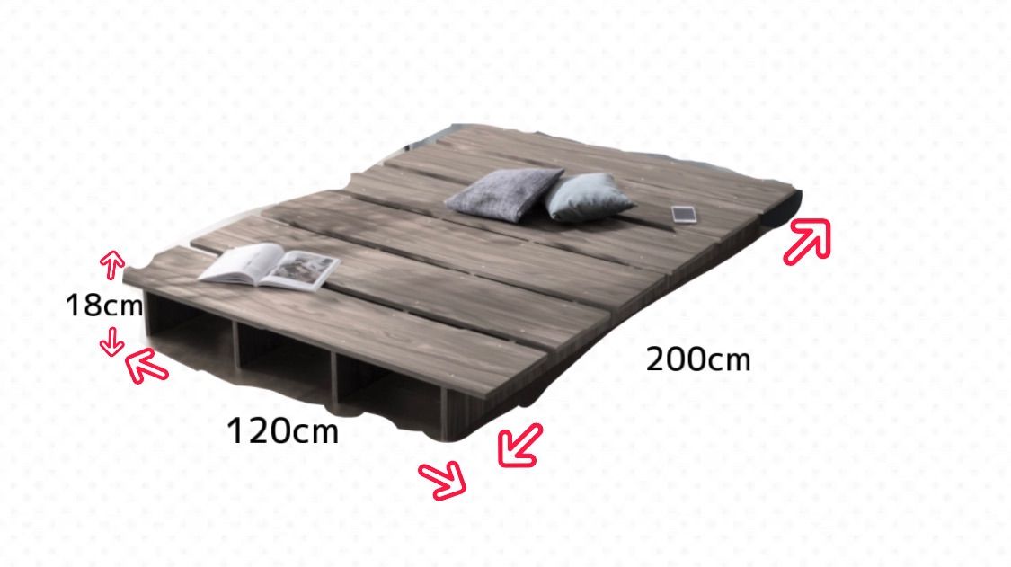 天然木調ライフスタイルペット セミダブル