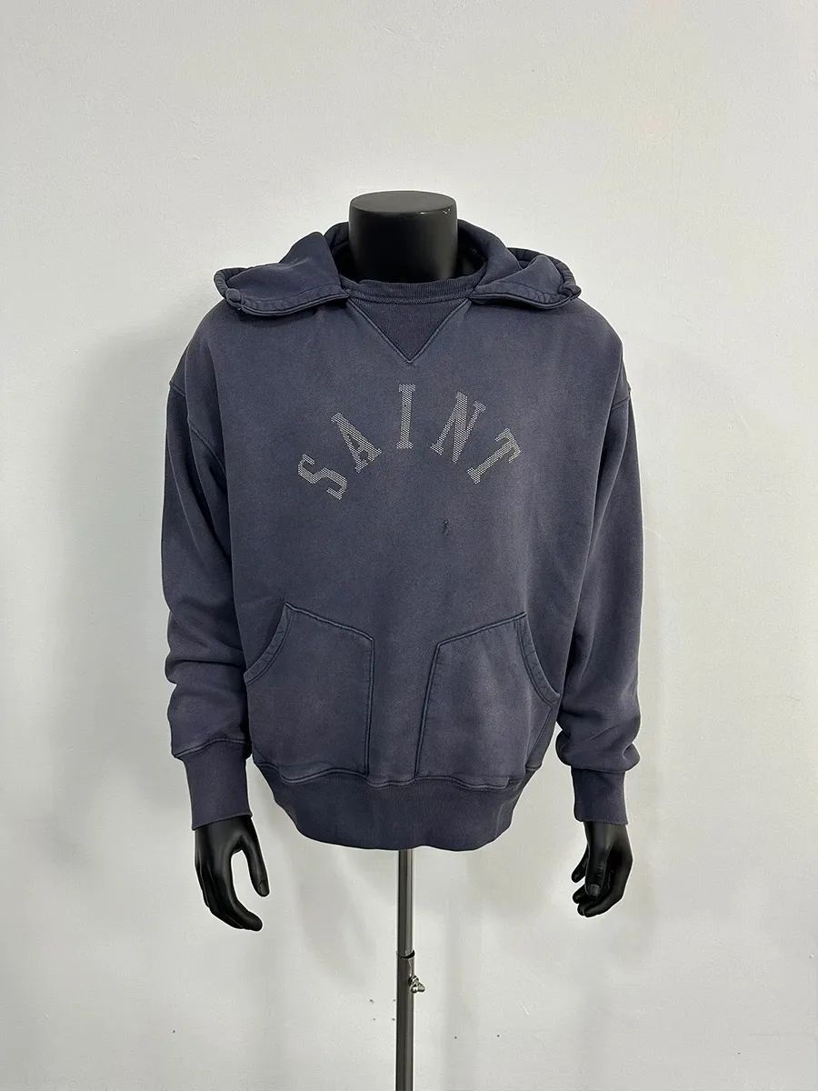 セントマイケル×ベルベルジン★25SS ヴィンテージ加工スウェットカットソー セントマイケル×ベルベルジン☆25SS ヴィンテージ加工スウェット