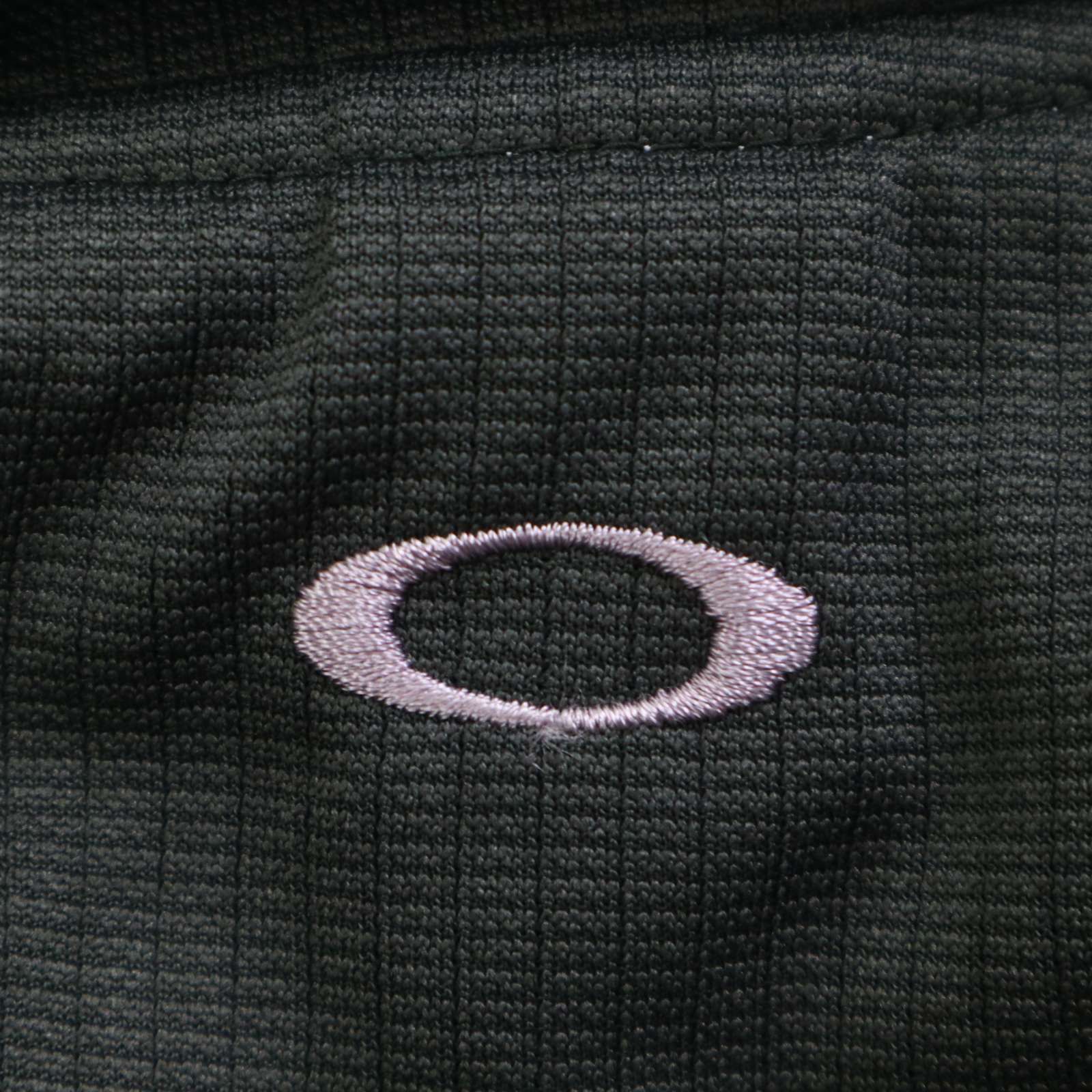 OAKLEY 刺繍 スカル 総柄 半袖 ハーフジップ ポロシャツ OAKLEY オークリー 通年 スカルコレクション☆ ロゴ刺繍 長袖