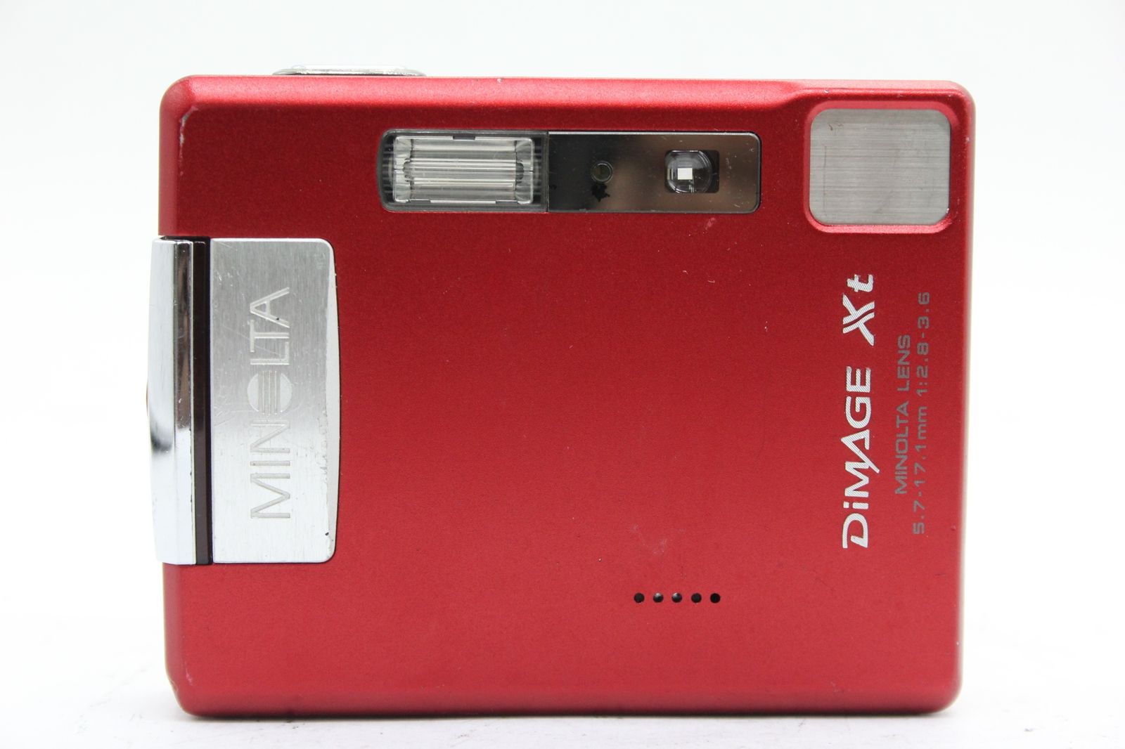 返品保証】 ミノルタ Minolta DiMAGE Xt レッド コンパクト